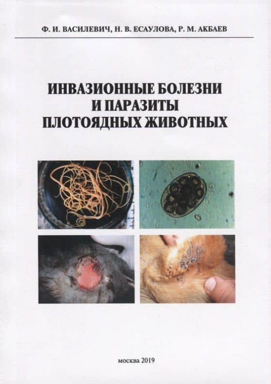 Инвазионные болезни и паразиты плотоядных животных. Монография — Федор Иванович Василевич
