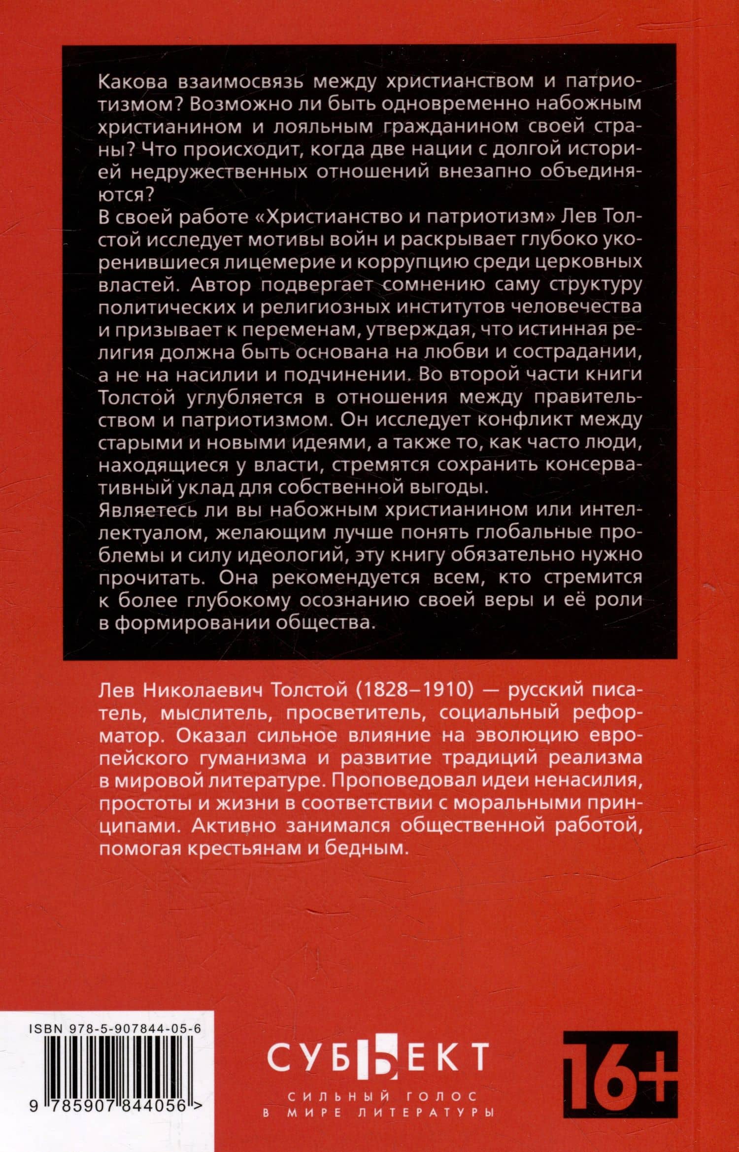 Христианство и патриотизм. Патриотизм и правительство — Лев Николаевич Толстой (3)
