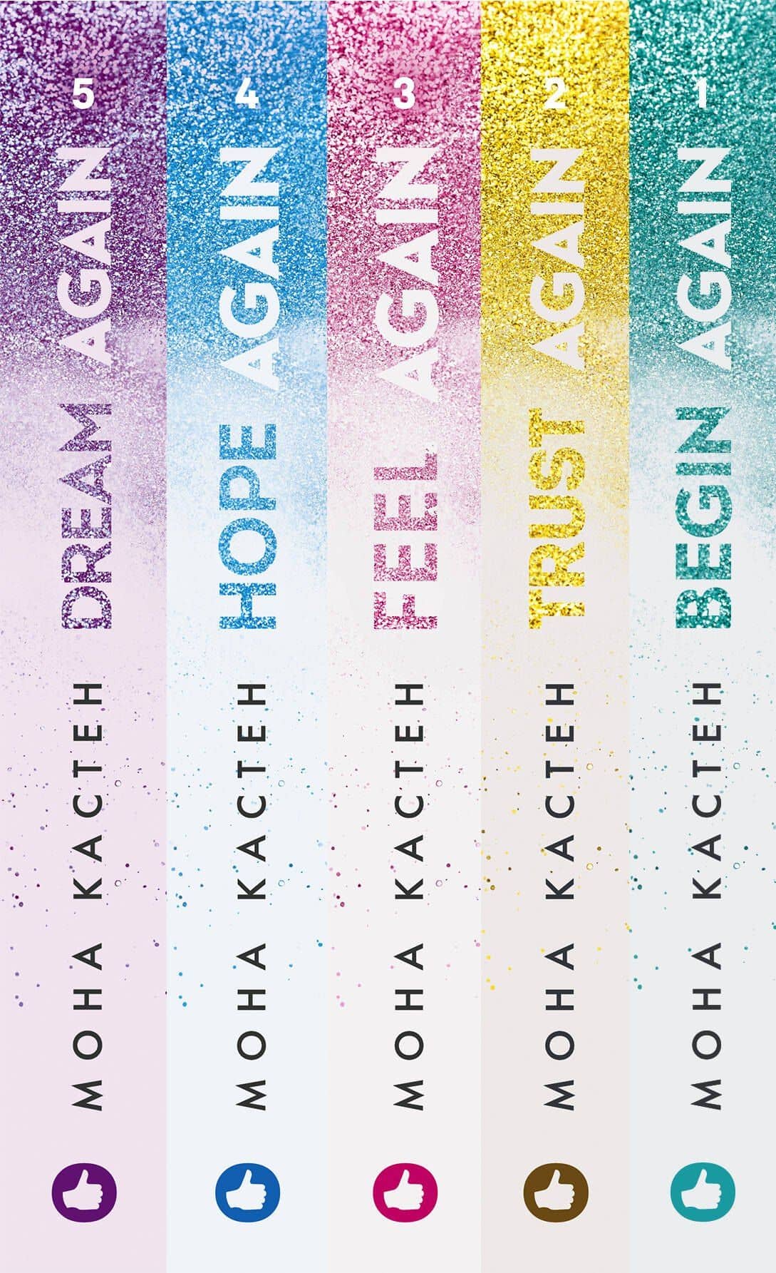 Комплект "Абсолютный бестселлер Моны Кастен" из 5 книг: Начни сначала + Доверься мне + Снова почувствуй + Снова надейся + Снова мечтай — Мона Кастен (3)