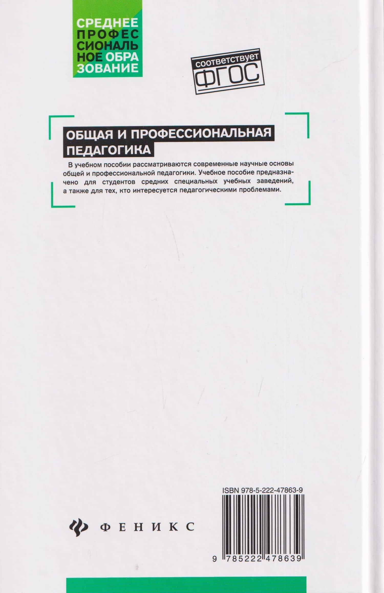 Общая и профессиональная педагогика: учебное пособие — Сергей Иванович Самыгин (2)