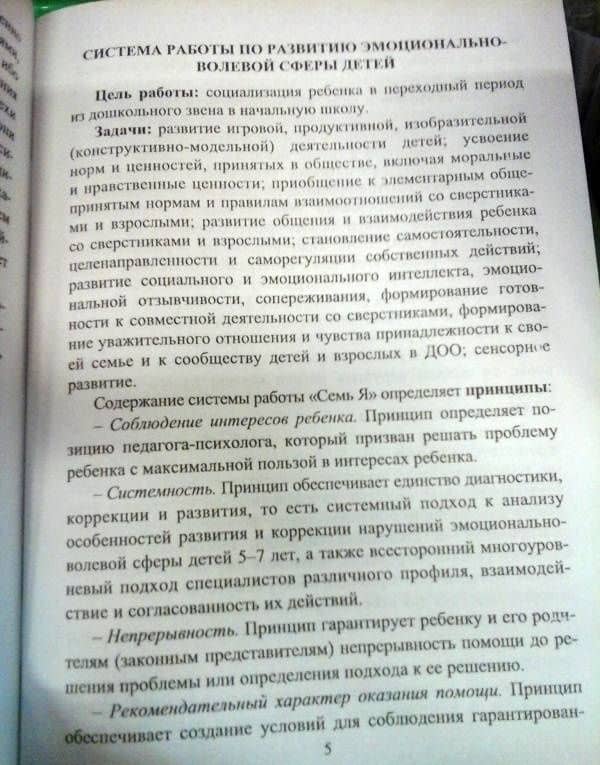 Программа развития эмоционально-волевой сферы детей 5-7 лет — Анна Валерьевна Черняева (3)