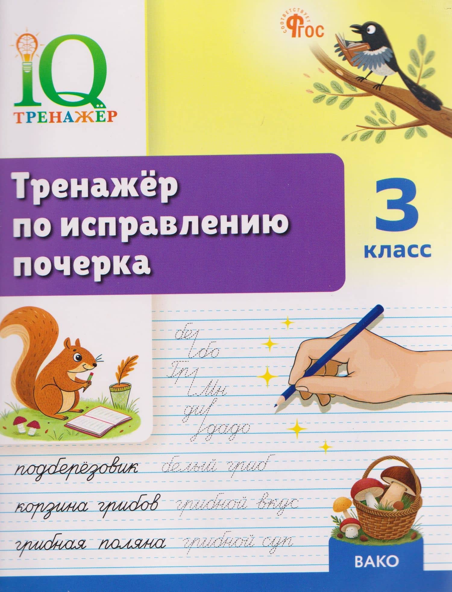 Тренажёр по исправлению почерка. 3 класс — Татьяна Анатольевна Воробьева