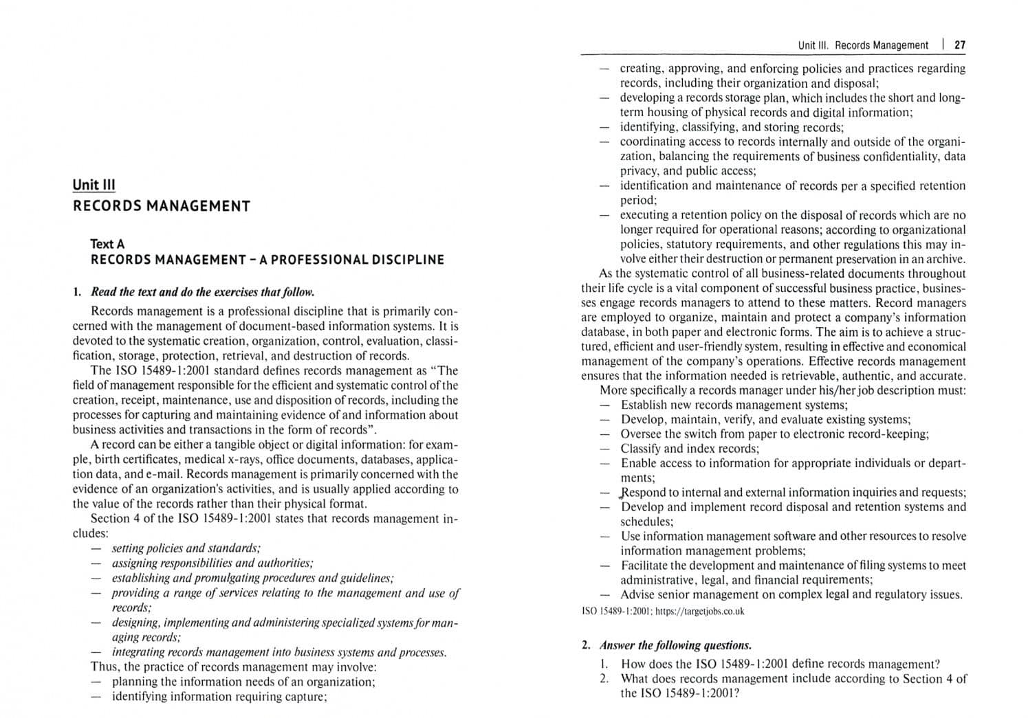 Introduction to Records Management. Учебное пособие — Светлана Николаевна Любимцева (2)