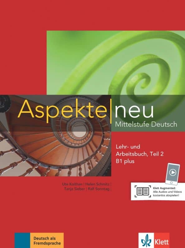 Aspekte neu. B1 plus. Lehr- und Arbeitsbuch. Teil 2. Mittelstufe Deutsch (+CD)