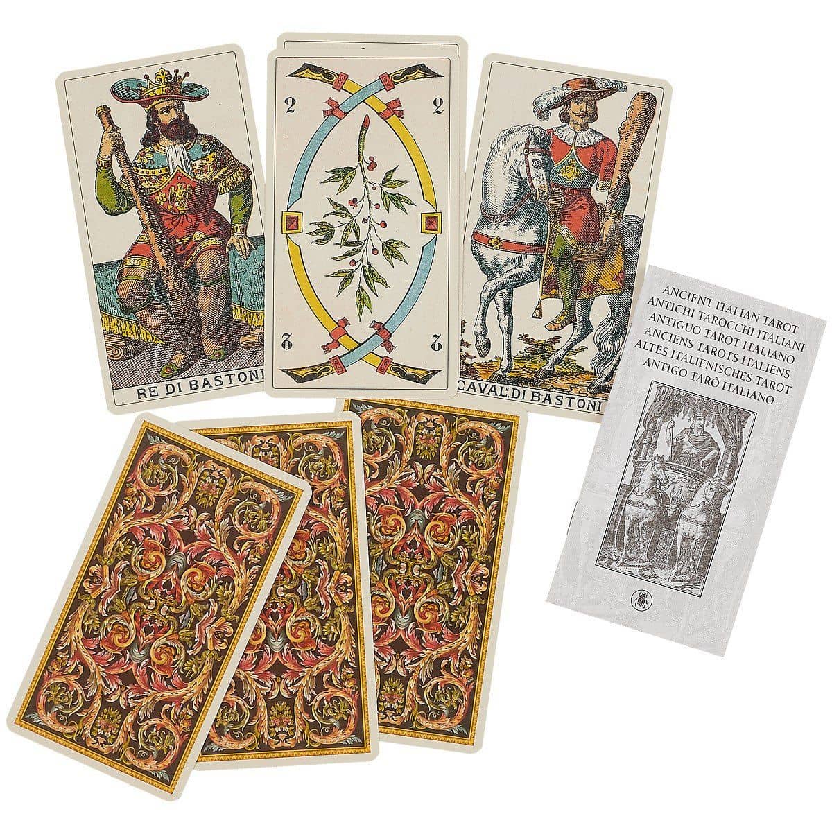 Таро Аввалон, Ancient Italian Tarot (коробка) (упаковка) (78 карт) (EX11) (на анг. яз.) (3)