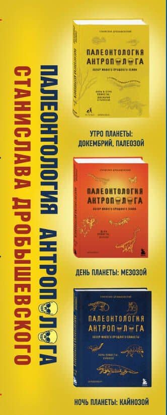 Палеонтология антрополога. Комплект из 3-х книг — Станислав Владимирович Дробышевский (3)