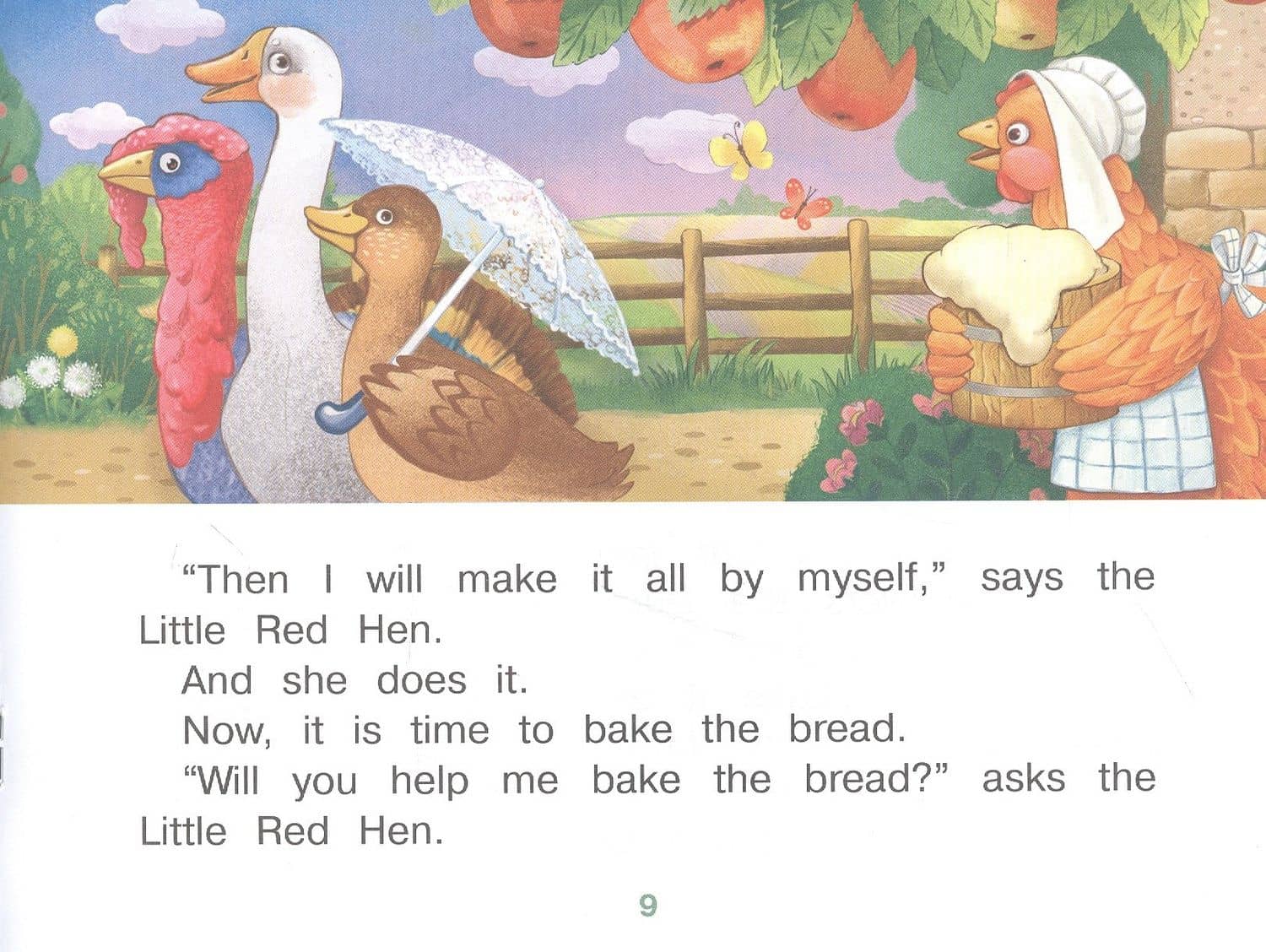 The Little Red Hen / Рыжая Курочка. (на английском языке) — Т.Е. Львова (3)
