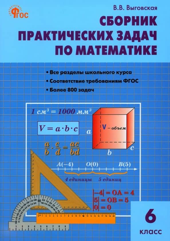 Математика. 6 класс. Сборник практических задач — Вера Вячеславовна Выговская