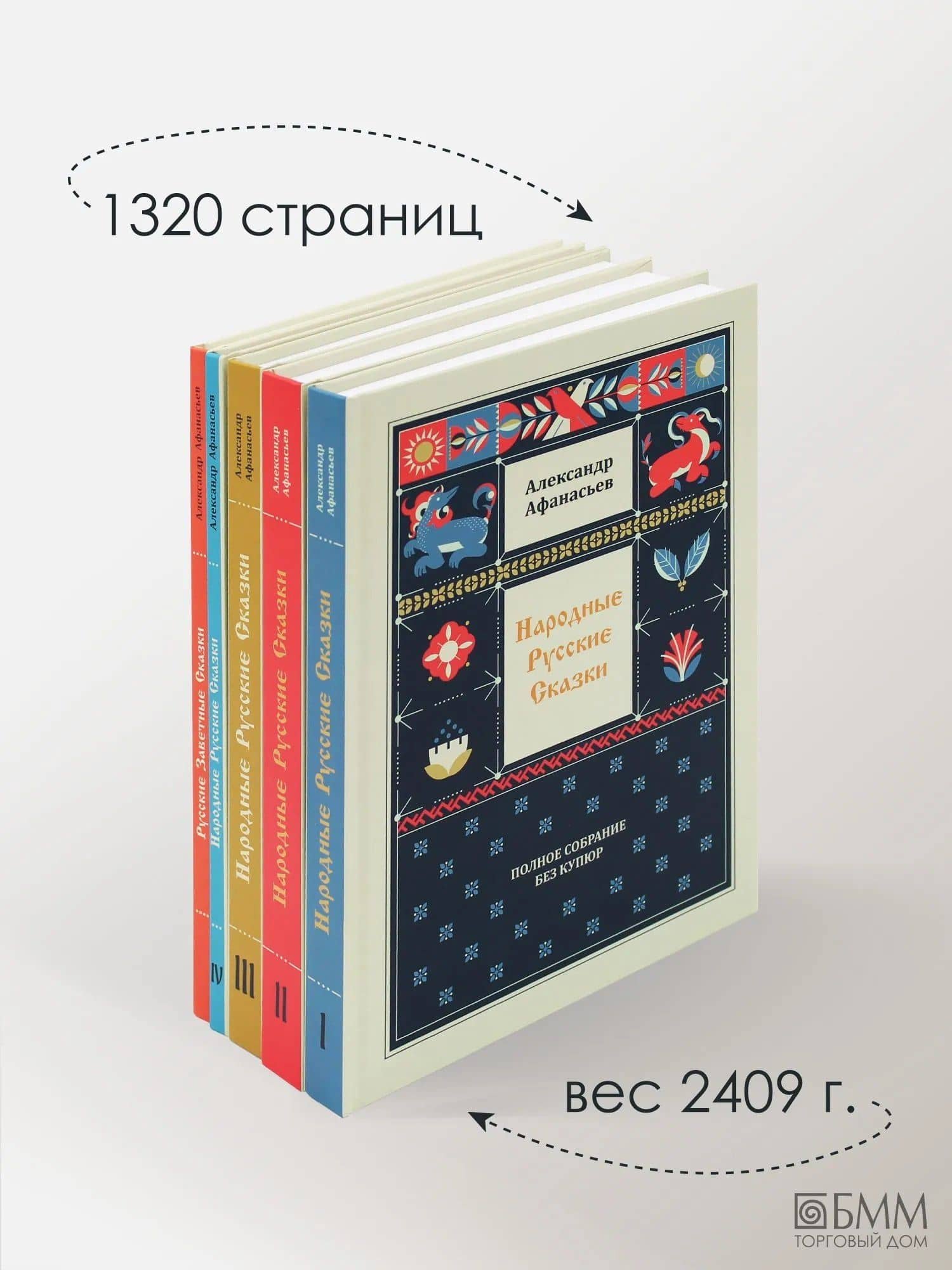 Народные русские сказки. Полное собрание без купюр (комплект из 5-ти книг) — Александр Николаевич Афанасьев (3)