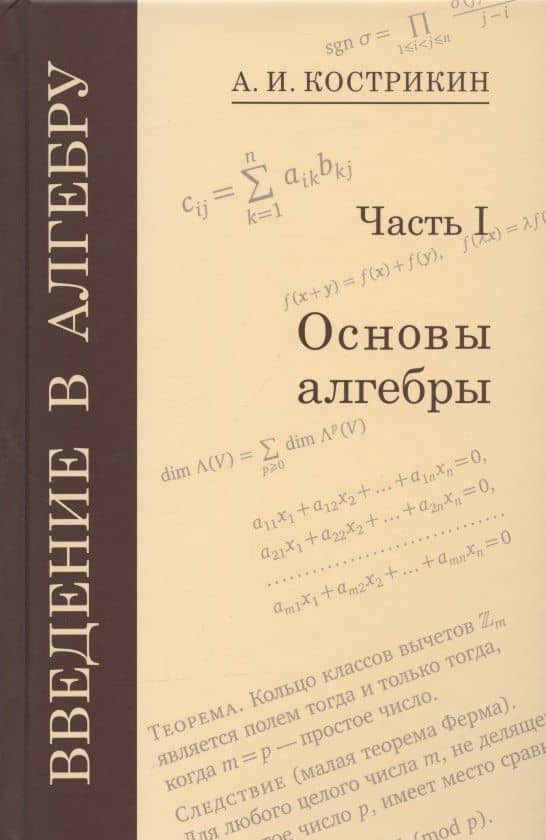 Введение в алгебру. Часть I. Основы алгебры — Алексей Иванович Кострикин