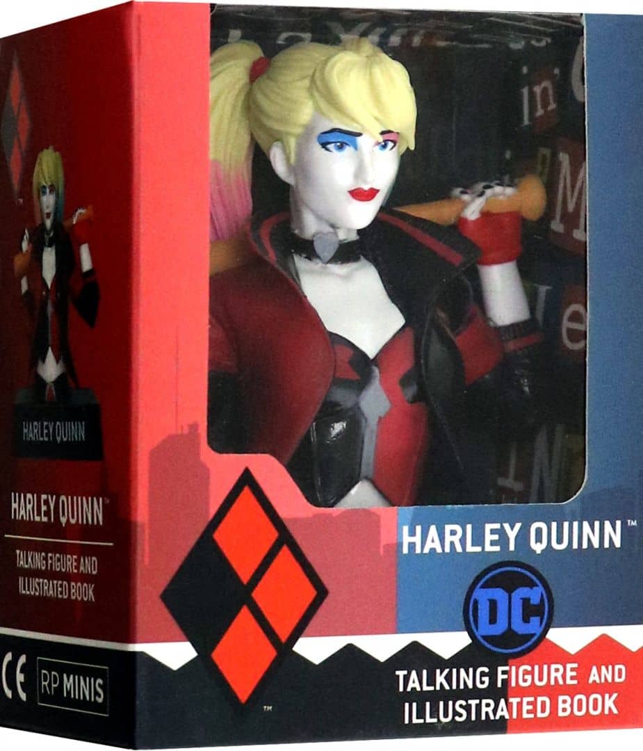 Harley Quinn Talking Figure and Illustrated Book — Steve Korte (2)