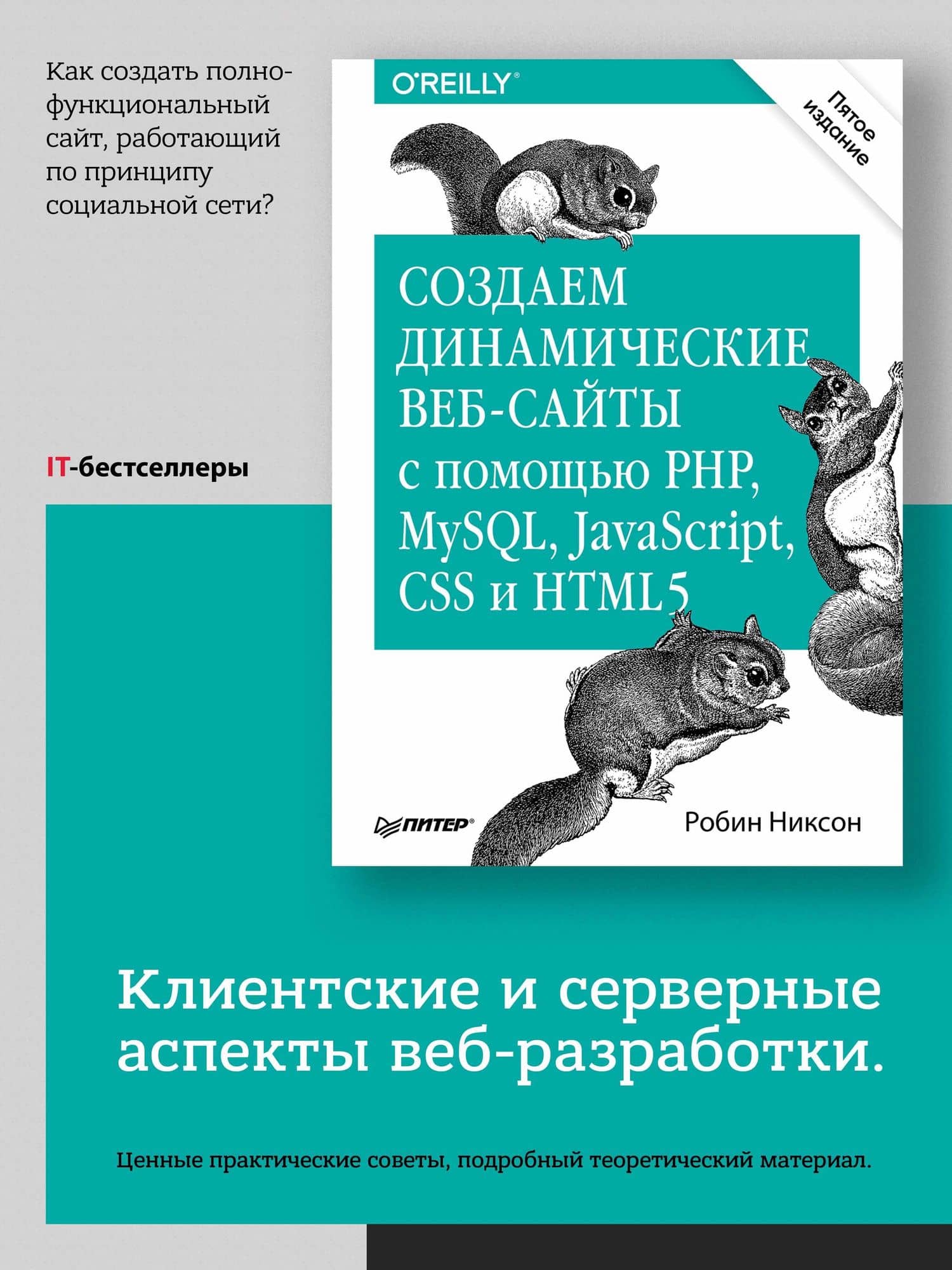 Создаем динамические веб-сайты с помощью PHP, MySQL, JavaScript, CSS и HTML5. 5-е изд. — Робин Никсон (2)