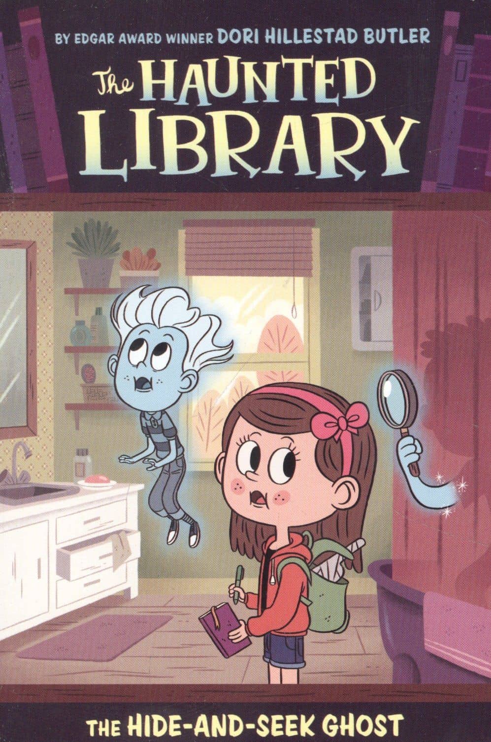 The Haunted Library: The Hide-and-Seek Ghost 8 — Butler Dori Hillestad