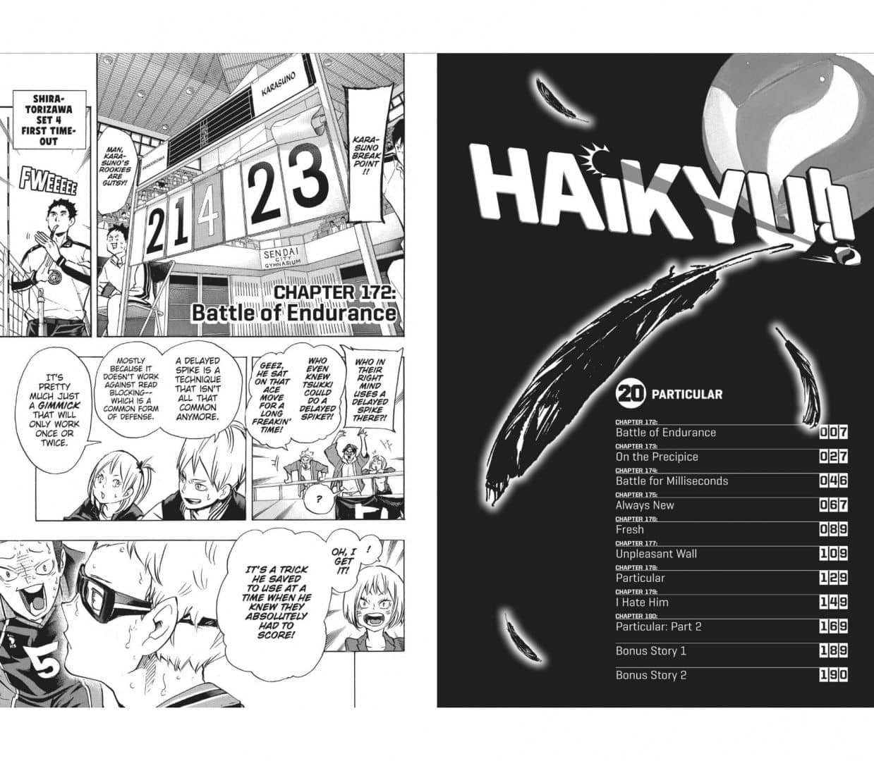 Haikyu!! Volume 20 — Haruichi Furudate (2)