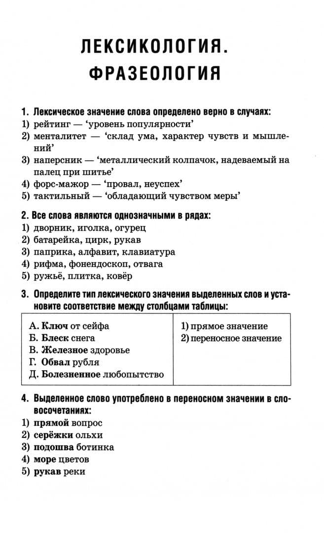Русский язык. Тематический тестовый тренажёр — Татьяна Владимировна Балуш (2)