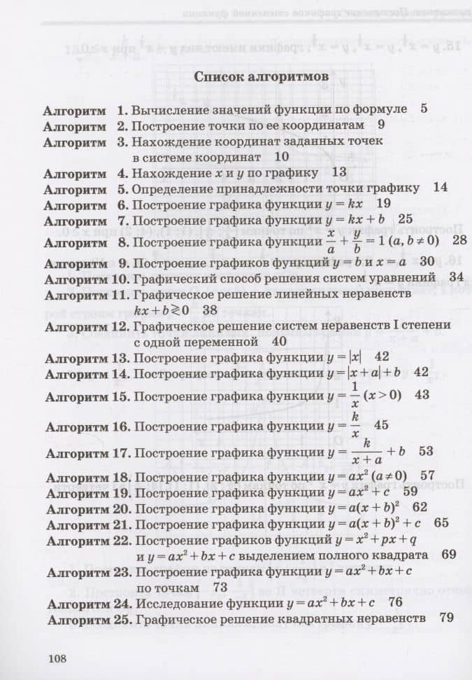 Строим графики функций и применяем их к решению уравнений,неравенств и систем уравнений по алгоритмам 7-9 классы. — Жанна Николаевна Михайлова (2)