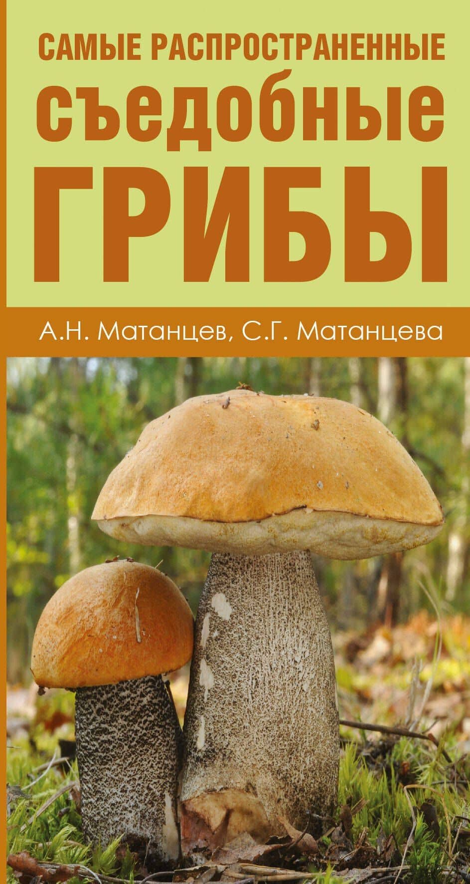 Грибы. Карманный атлас-определитель(1) = Самые распространенные съедобные грибы(2). (Оформление: 2)