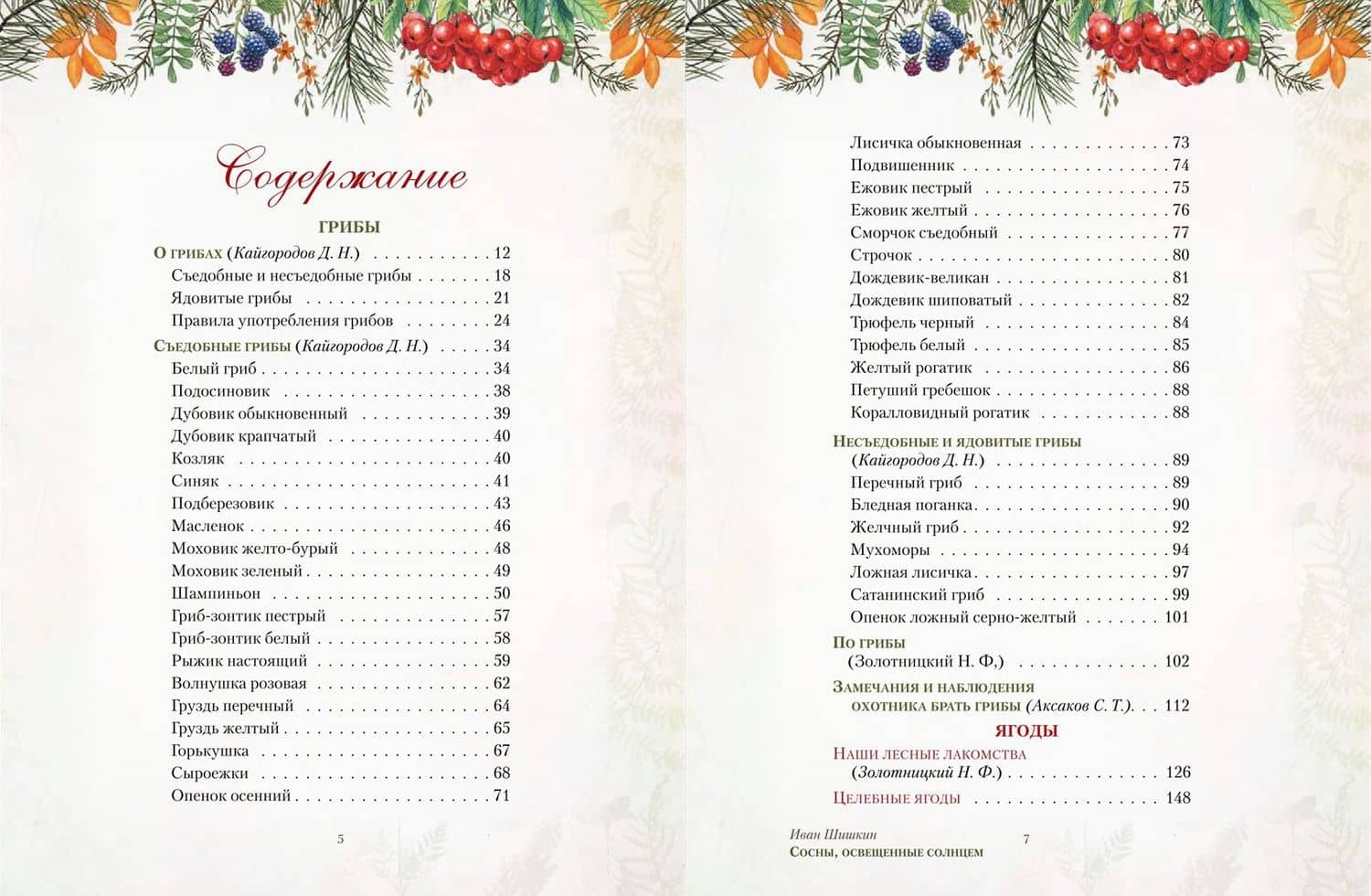 Русский лес. Грибы и ягоды (3)