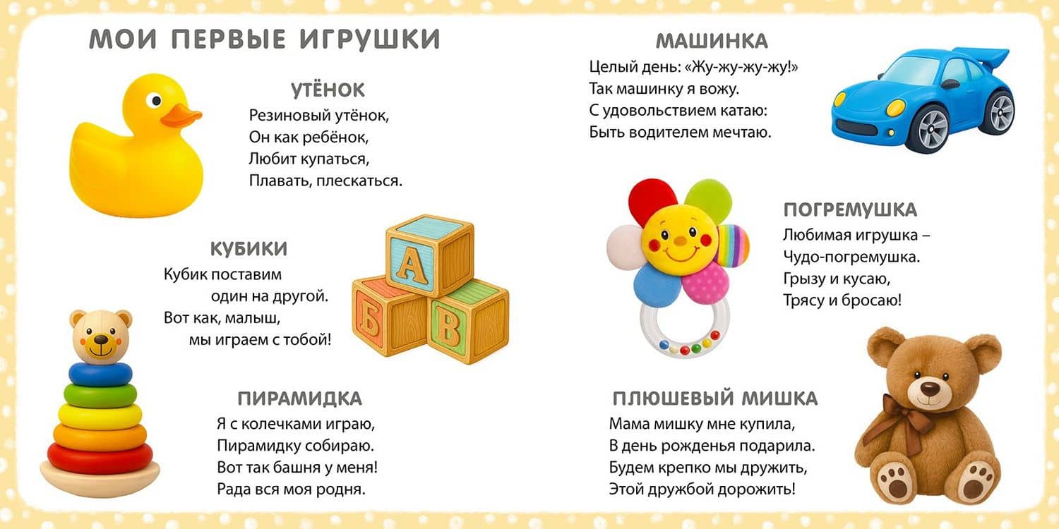 Книга на картоне. Мои первые картинки и стихи (2)