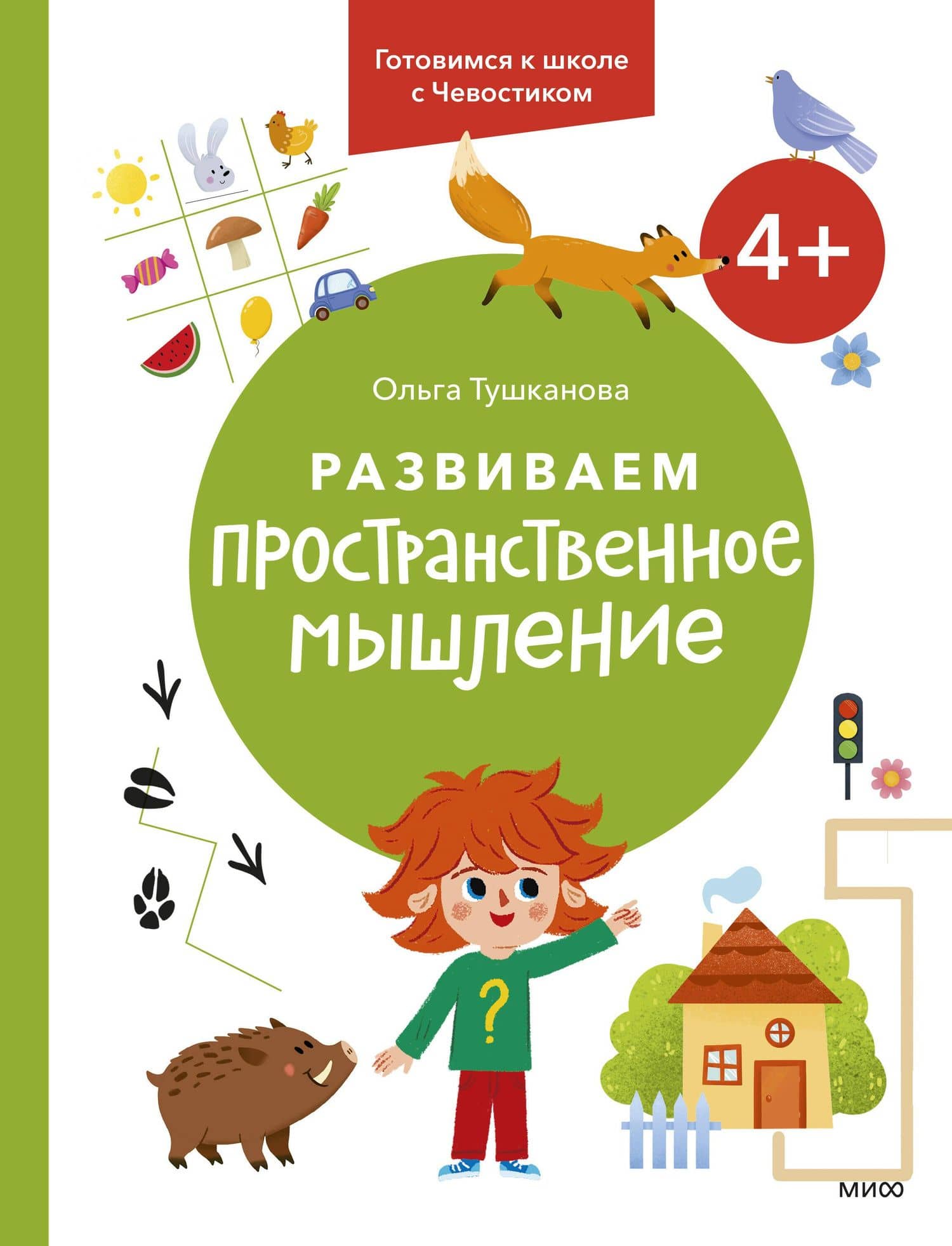 Развиваем пространственное мышление. 4+. Готовимся к школе с Чевостиком. — Тушканова Ольга