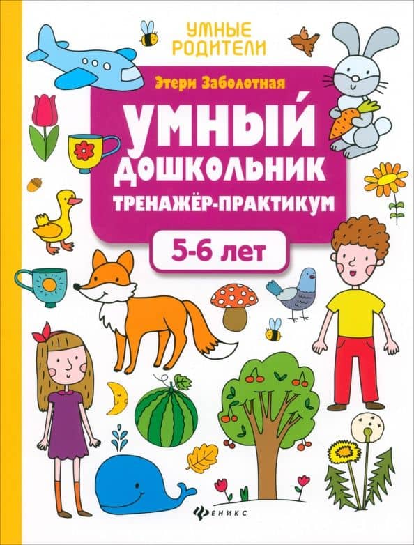Умный дошкольник. 5-6 лет. Тренажер-практикум — Этери Николаевна Заболотная
