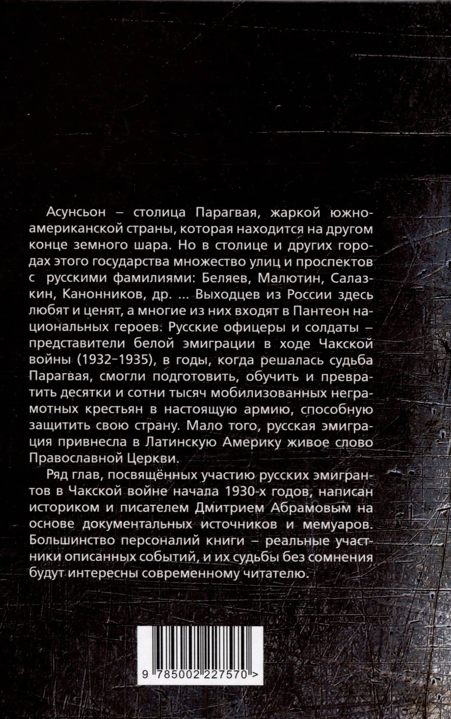 Белый легион в Парагвае. Русские герои Южной Америки — Дмитрий Михайлович Абрамов (2)