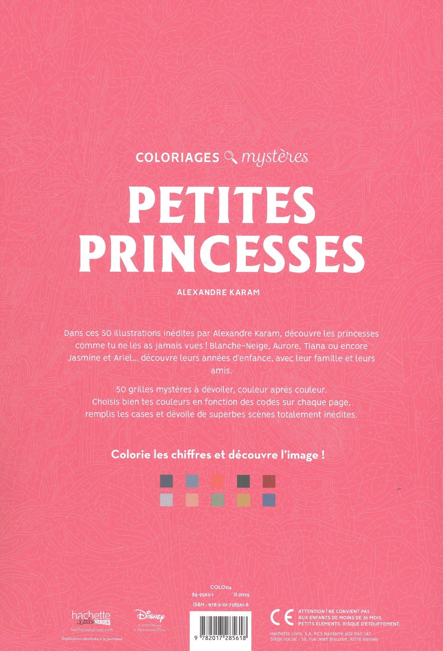 Coloriages mystères Disney - Petites princesses — Alexandre Karam (2)