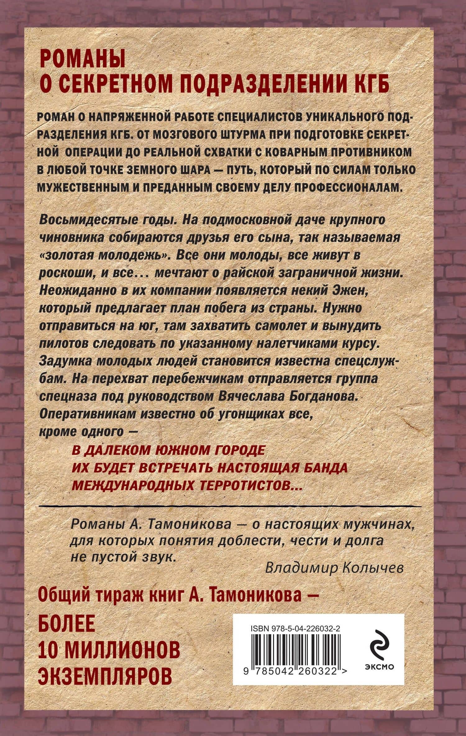 Рейс без обратного билета — Александр Александрович Тамоников (2)