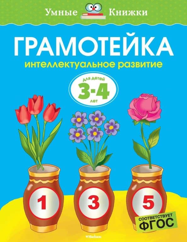 Грамотейка. Интеллектуальное развитие детей 3-4 лет — Ольга Николаевна Земцова