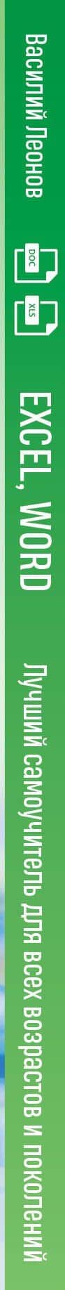 Excel, Word. Лучший самоучитель для всех возрастов и поколений — Василий Леонов (3)