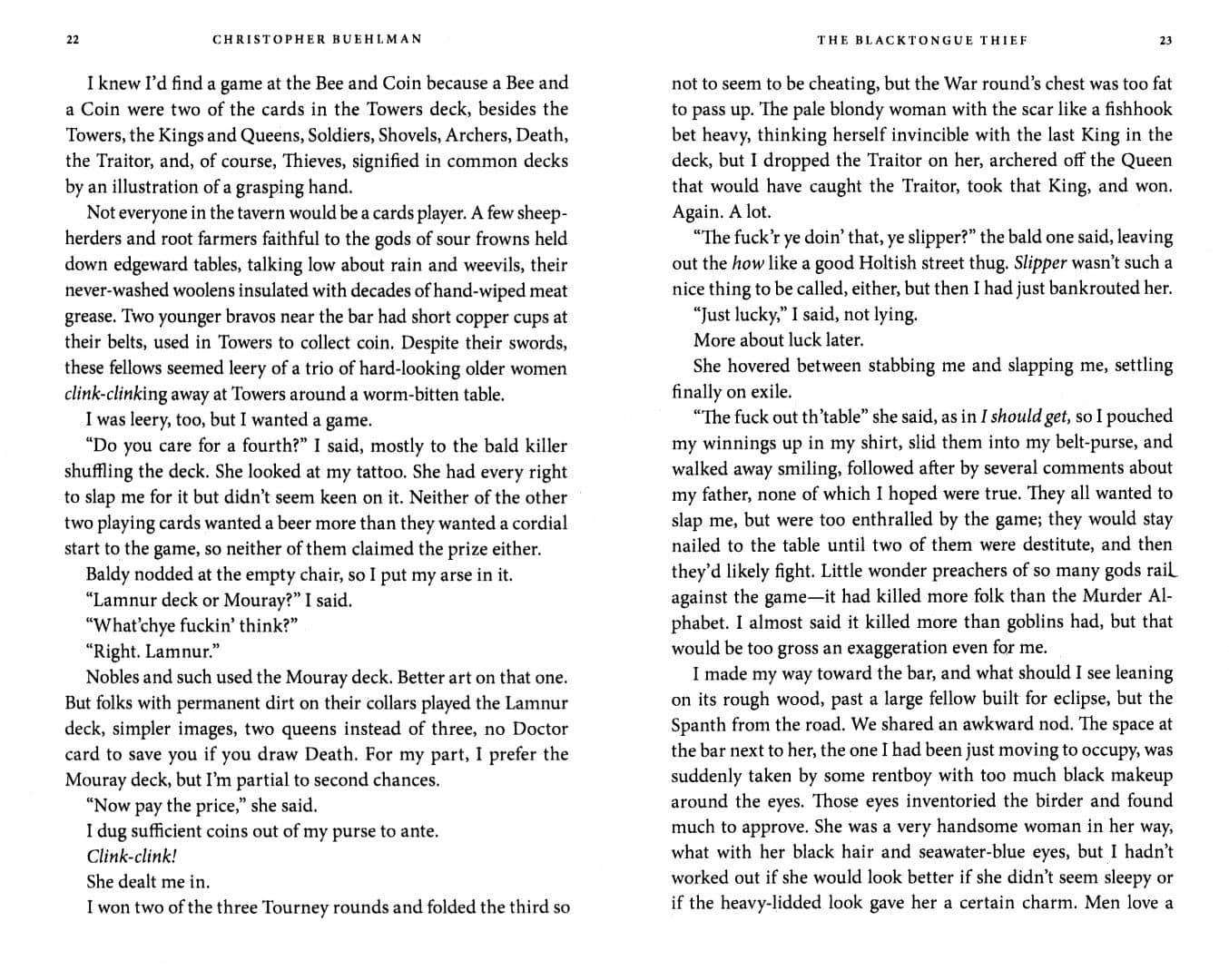 The Blacktongue Thief — Christopher Buehlman (2)
