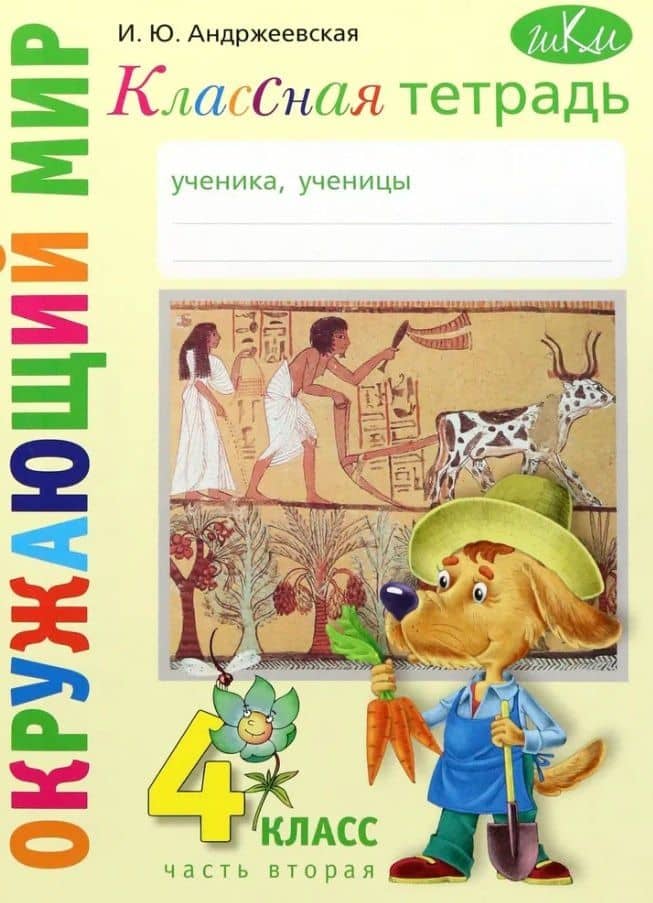 Классная тетрадь. К учебнику "Окружающий мир. 4 класс". В двух частях. Часть 2 — Ирина Юрьевна Андржеевская