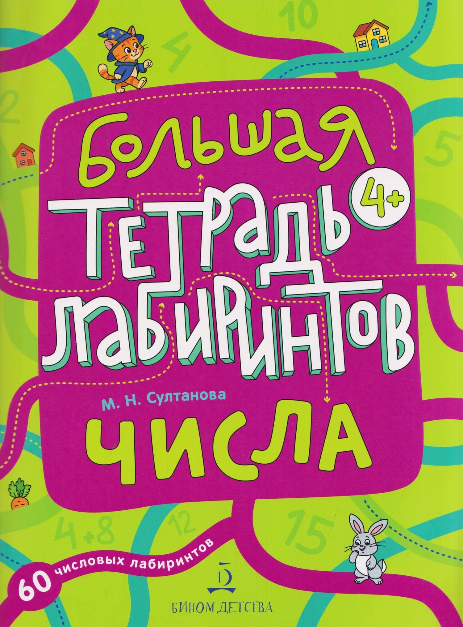 Числа. Большая тетрадь лабиринтов — Марина Наумовна Султанова