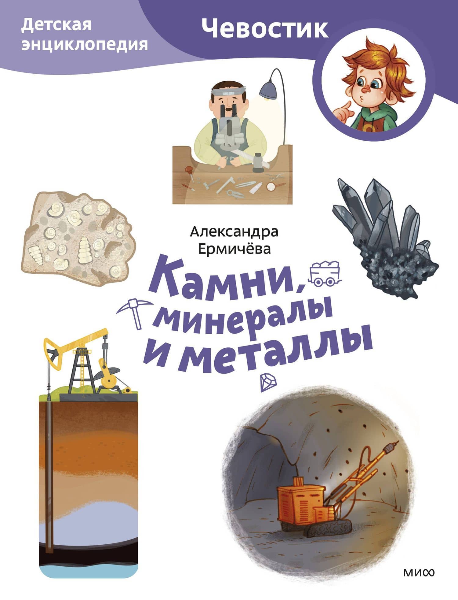 Камни, минералы и металлы. Детская энциклопедия (Чевостик) (Paperback) — Александра Ермичева