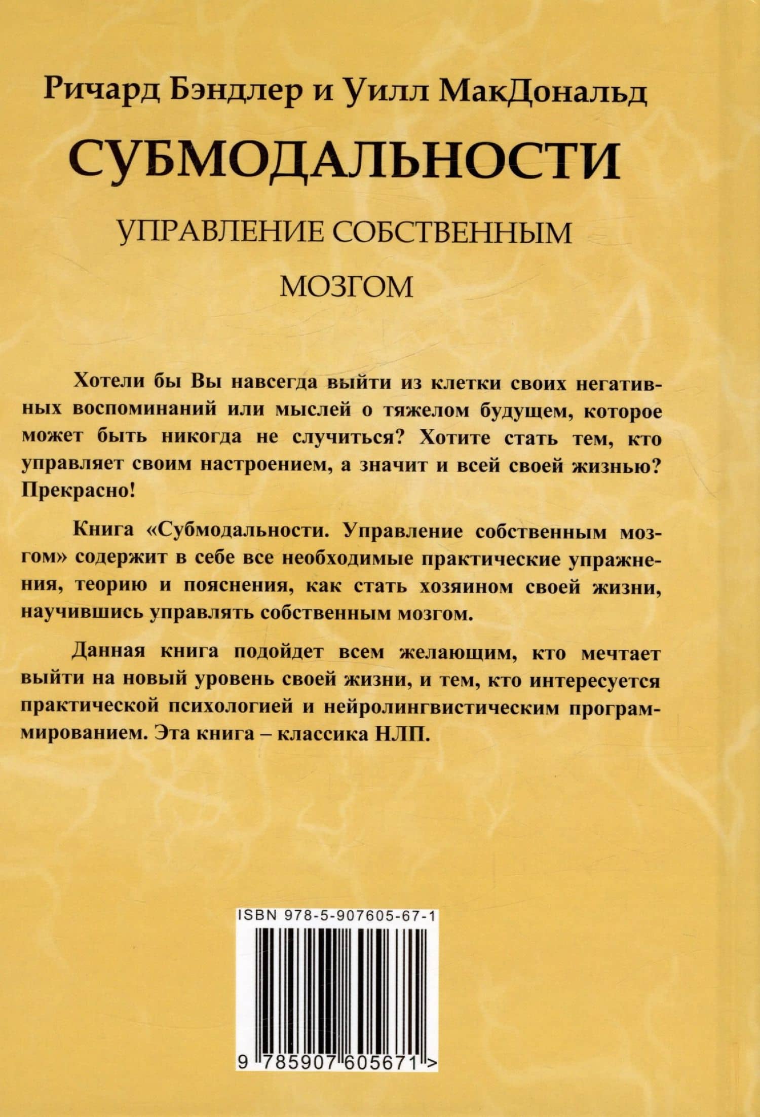 Субмодальности. Управление собственным мозгом — Ричард Бэндлер (2)