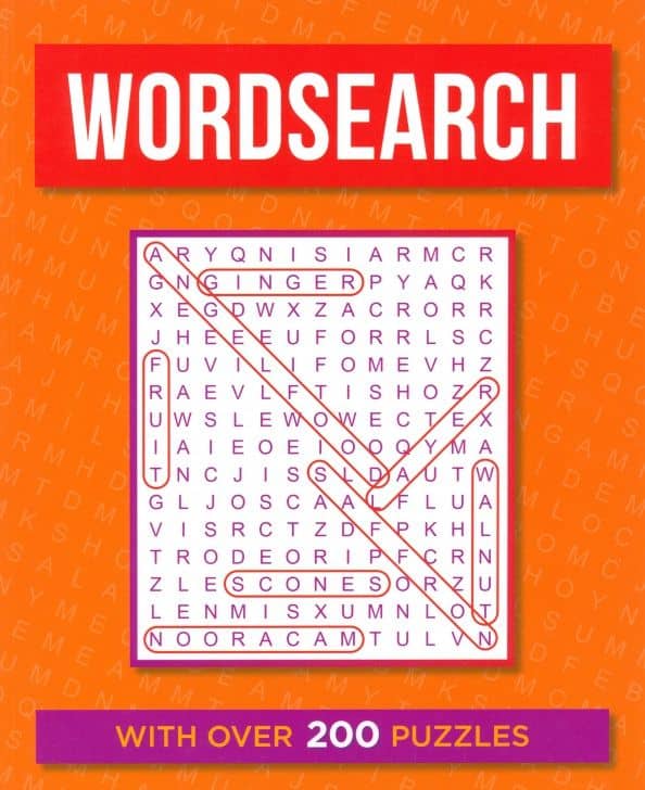 Wordsearch. With over 200 Puzzles