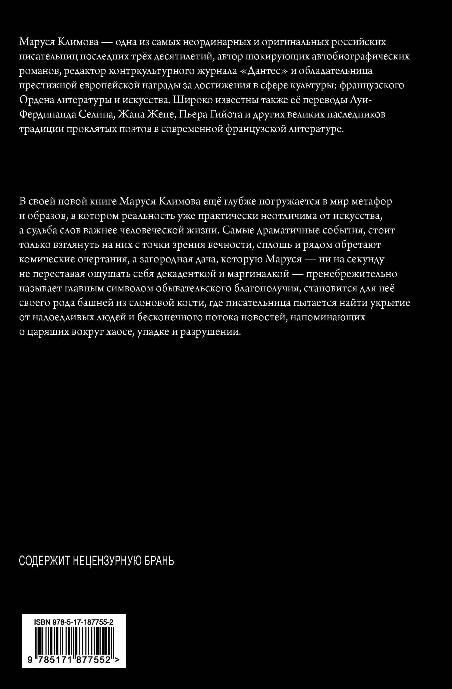 Госпиталь для неудавшихся поэтов. Взгляд изнутри литературного мира — Маруся Климова (2)