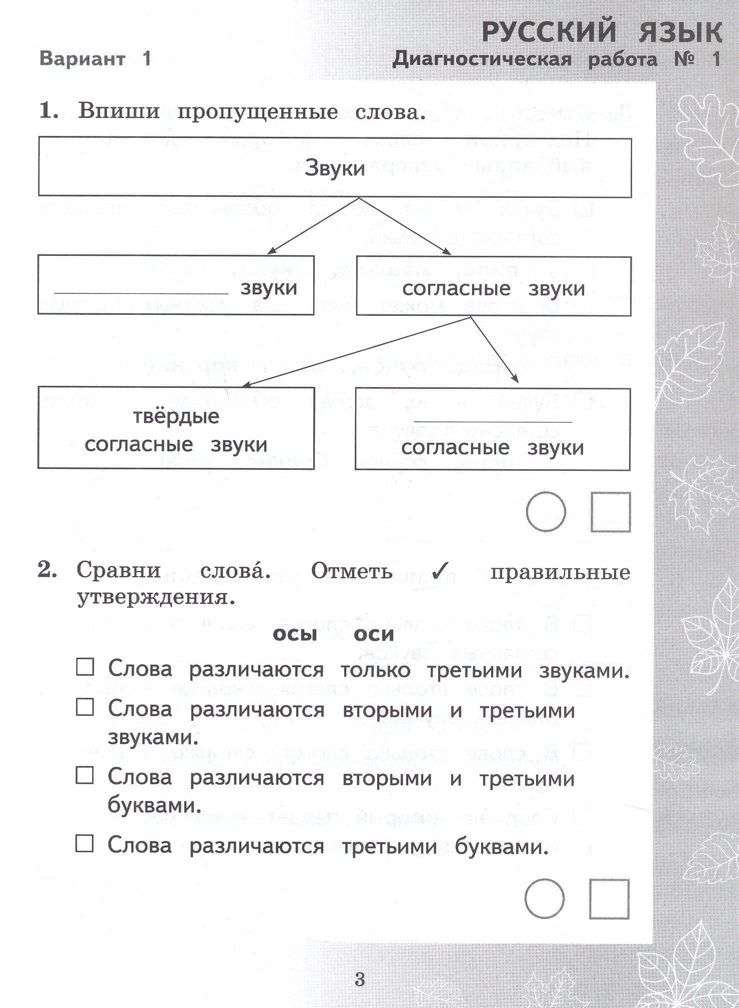 Педагогическая диагностика. Русский язык. Математика. 2 класс. Рабочая тетрадь — Марина Ивановна Кузнецова (2)