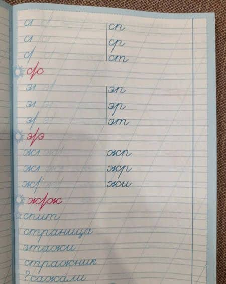Тренажёр по исправлению почерка. Тетрадь №1. Русский язык. ФГОС — Л. Е. Тарасова (3)