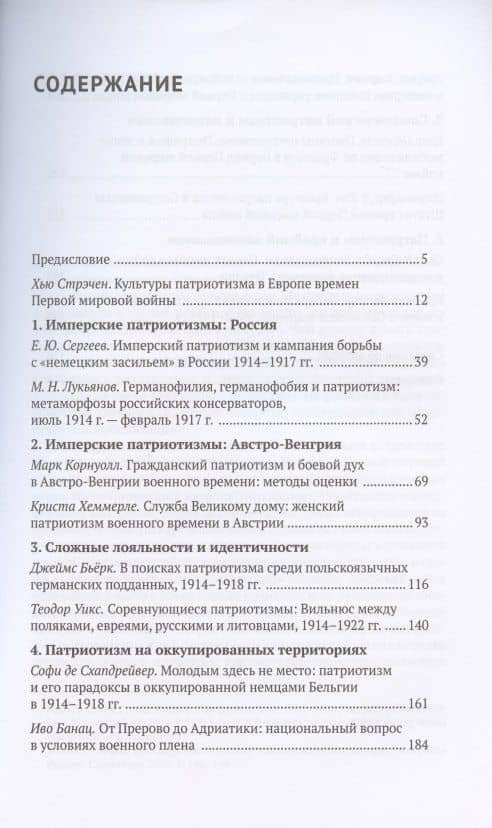 Культуры патриотизма в период Первой мировой войны — Евгений Юрьевич Сергеев (2)