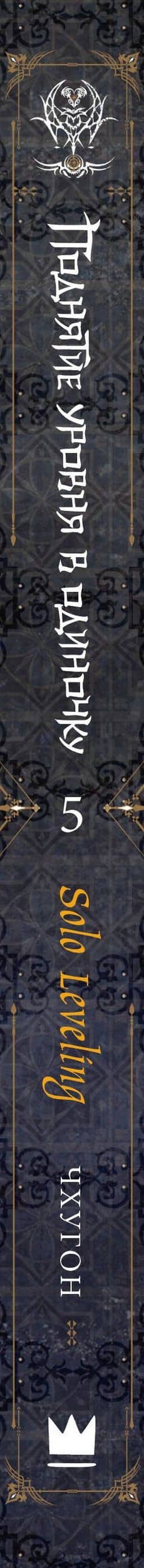 Поднятие уровня в одиночку. Книга 5 (Solo Leveling). Новелла — Чхугон (3)