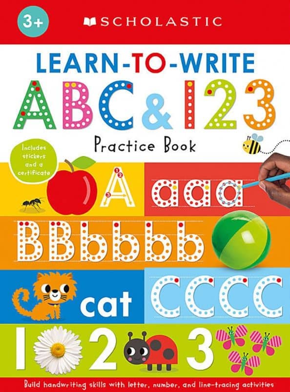 Learn to Write ABC and 123. Practice Book