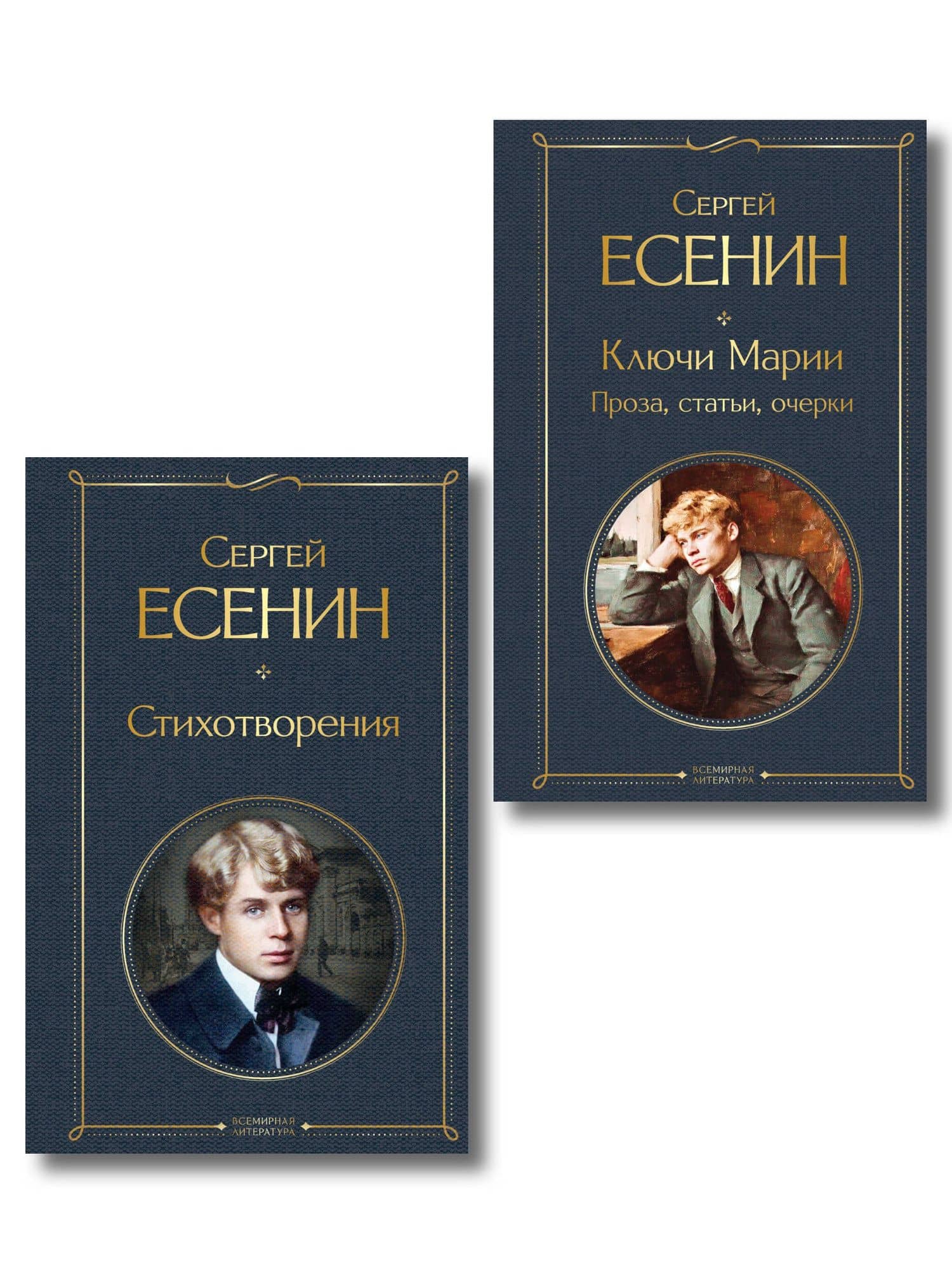 Комплект Поэзия и проза Есенина (из 2-х книг: Стихотворения. Ключи Марии. Проза, статьи, очерки) — Сергей Александрович Есенин