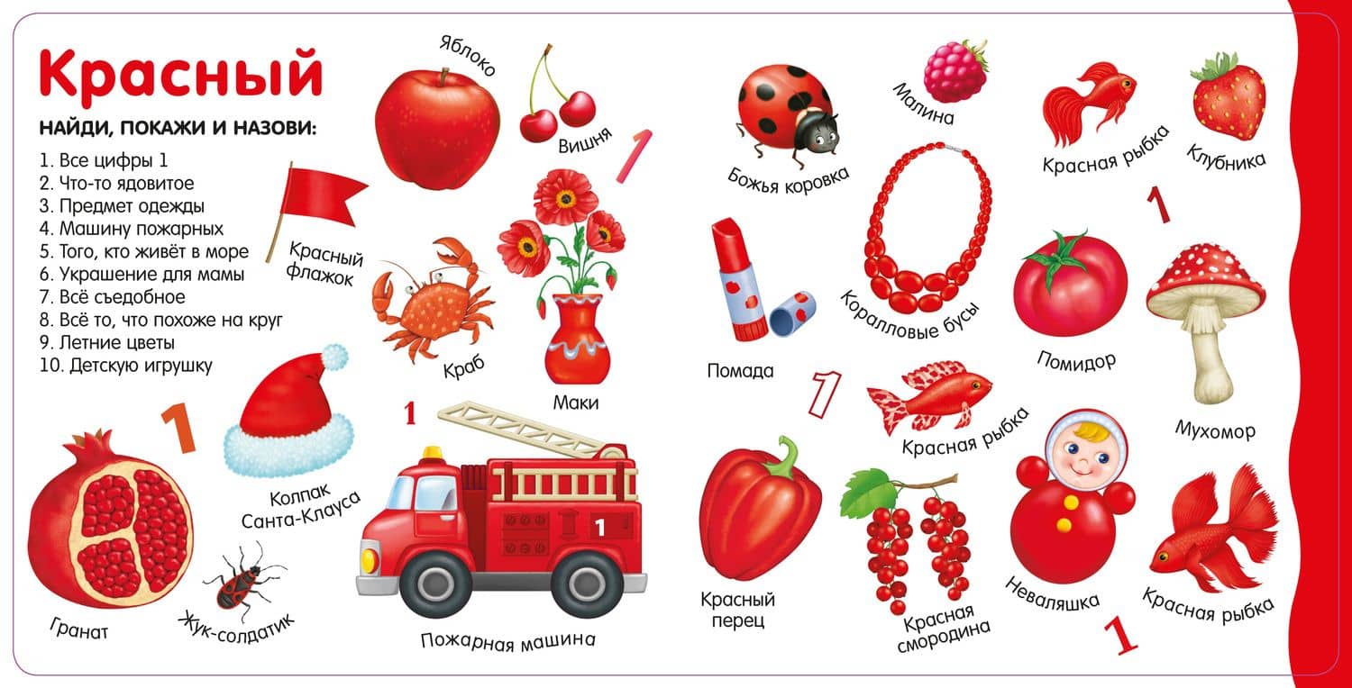Изучаем цвета, слова, цифры (2)