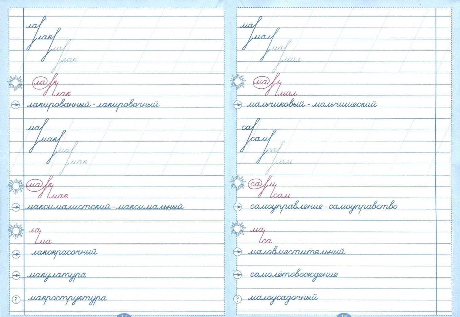 Русский язык. Тренажер по исправлению почерка. Тетрадь № 5. Для начальной школы. ФГОС — Л. Е. Тарасова (2)