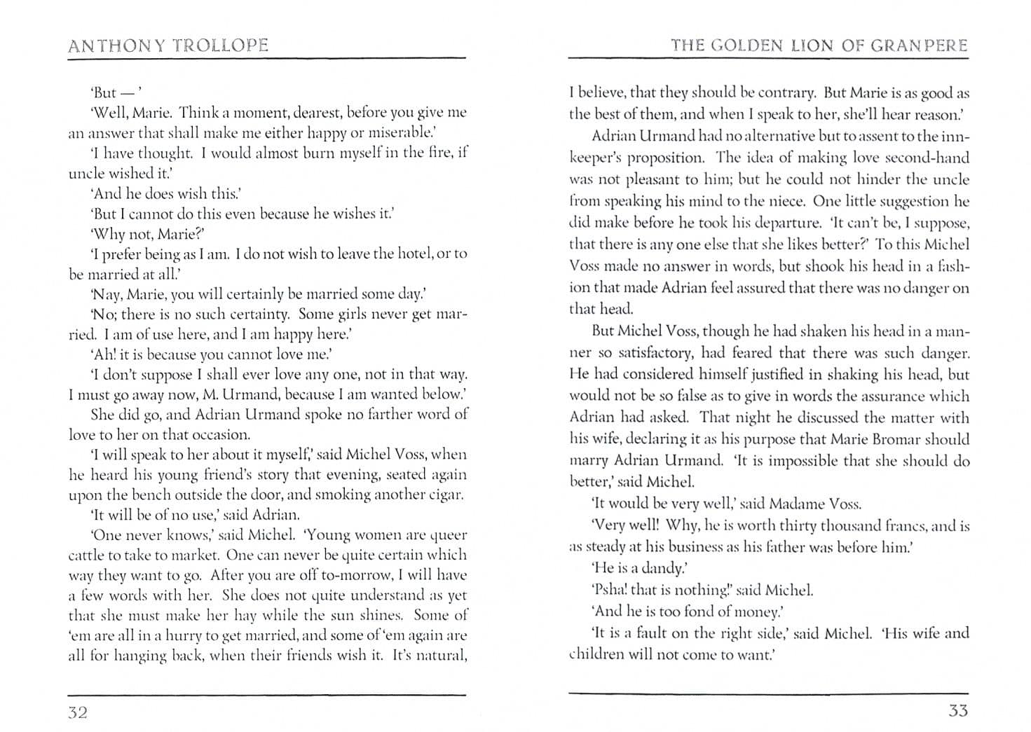 The Golden Lion of Granpere — Anthony Trollope (2)