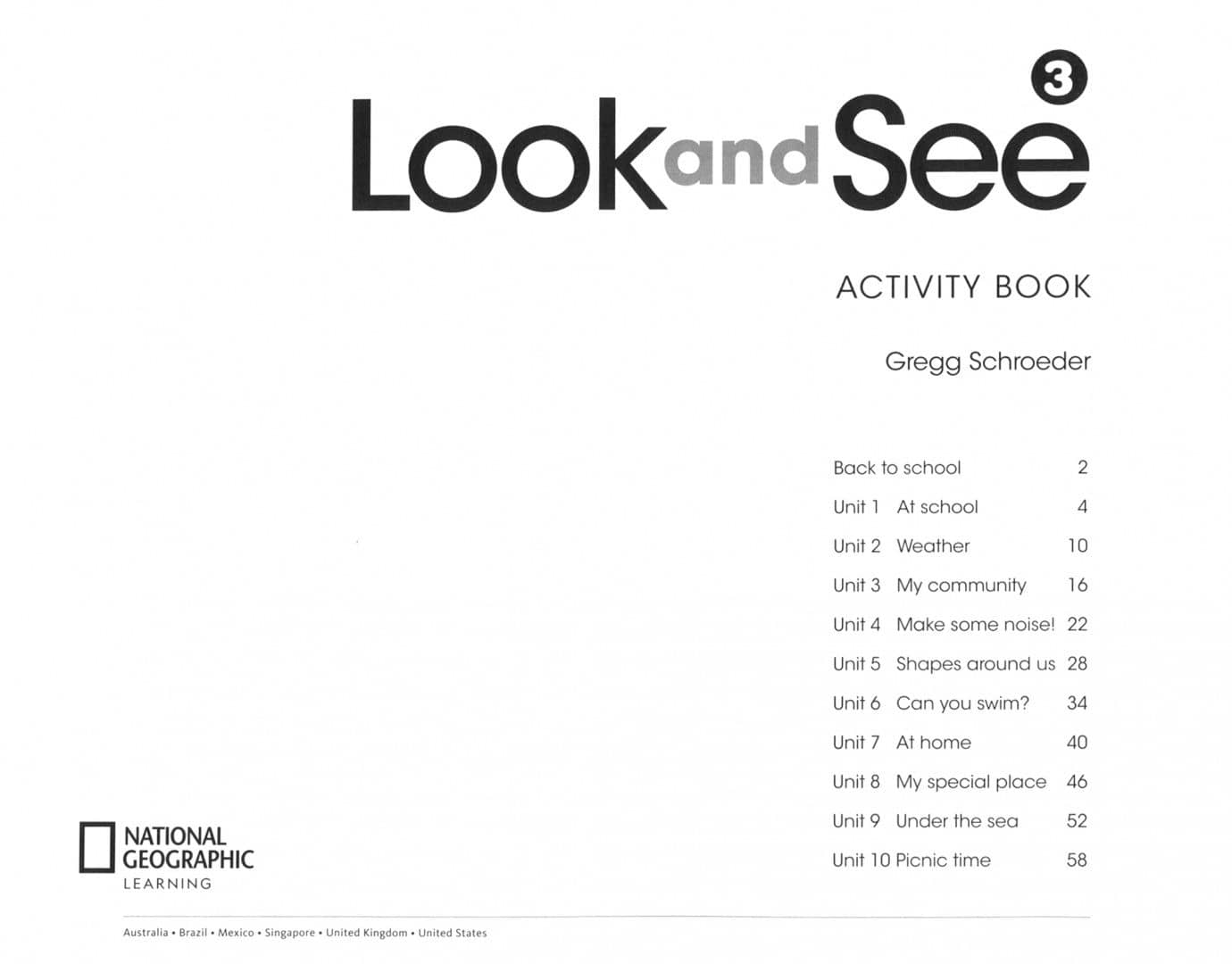 Look and See 3. British English. Activity Book — Gregg Schroeder (2)