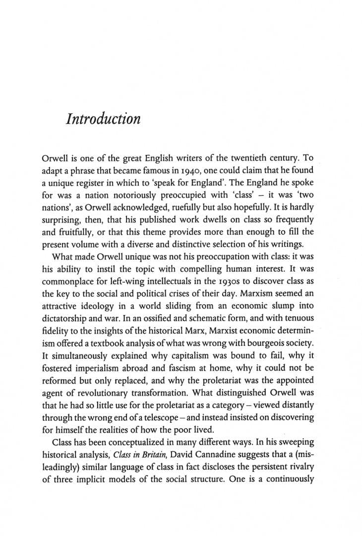 Orwell and the Dispossessed — George Orwell (2)