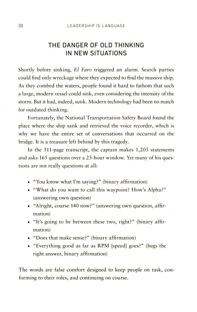 Leadership Is Language. The Hidden Power of What You Say and What You Don't — L. David Marquet (2)