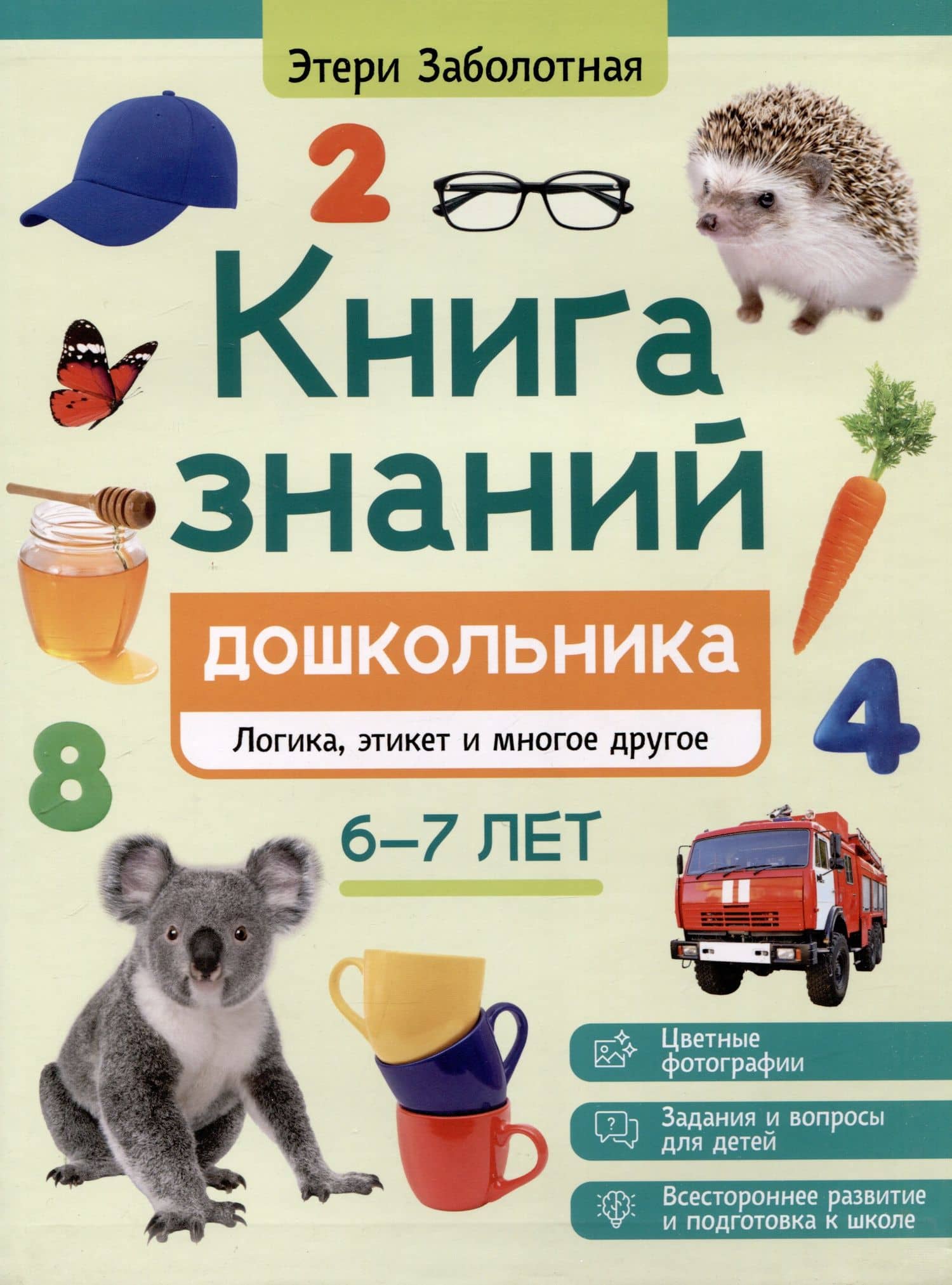 Книга знаний дошкольника. 6-7 лет: логика, этикет и многое другое — Этери Николаевна Заболотная